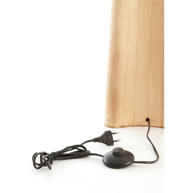 Light en Living Vloerlamp 23x23x125 cm NAVELLI hout mat naturel