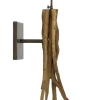Light en Living Wandlamp Bluma | Bruin | H70 x B18 x D25 cm