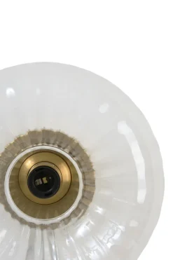 Light en Living Wandlamp Ø30 cm MASHA glas helder+goud