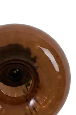 Light en Living Wandlamp Ø30 cm MASHA glas bruin+bruin-brons