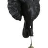 Light en Living Wandlamp ELEPHANT 35x13x36 cm mat zwart van Light & Living
