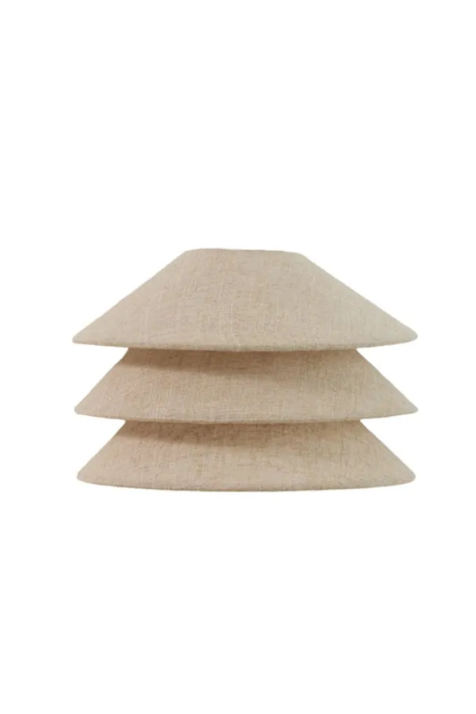 Light en Living Wandlamp E14 28x14x19 cm WARIDO linnen naturel