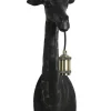 Light en Living Wandlamp Giraffe goud of zwart - Stoere Dierenlamp