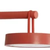 Light en Living Wandlamp LED 19x13x8,5 cm TOLIARA rood