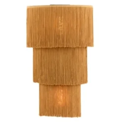 Light en Living Wandlamp 2L 33x14x59 cm MALAIKA bruin