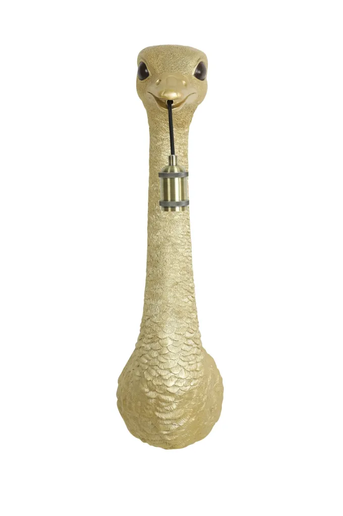 Light en Living Wandlamp Struisvogel van Light & Living - Goud of Zwart - 2 Maten