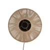Light en Living Wandlamp Ø43x43 cm LYRA naturel+mat zwart