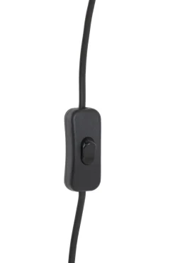 Light en Living Wandlamp Ø43x43 cm LYRA naturel+mat zwart
