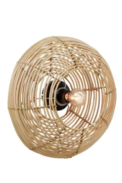 Light en Living Wandlamp Ø50x20 cm MILAN rotan naturel