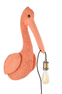 Light en Living Wandlamp 33x28x63 cm PELICAN coral
