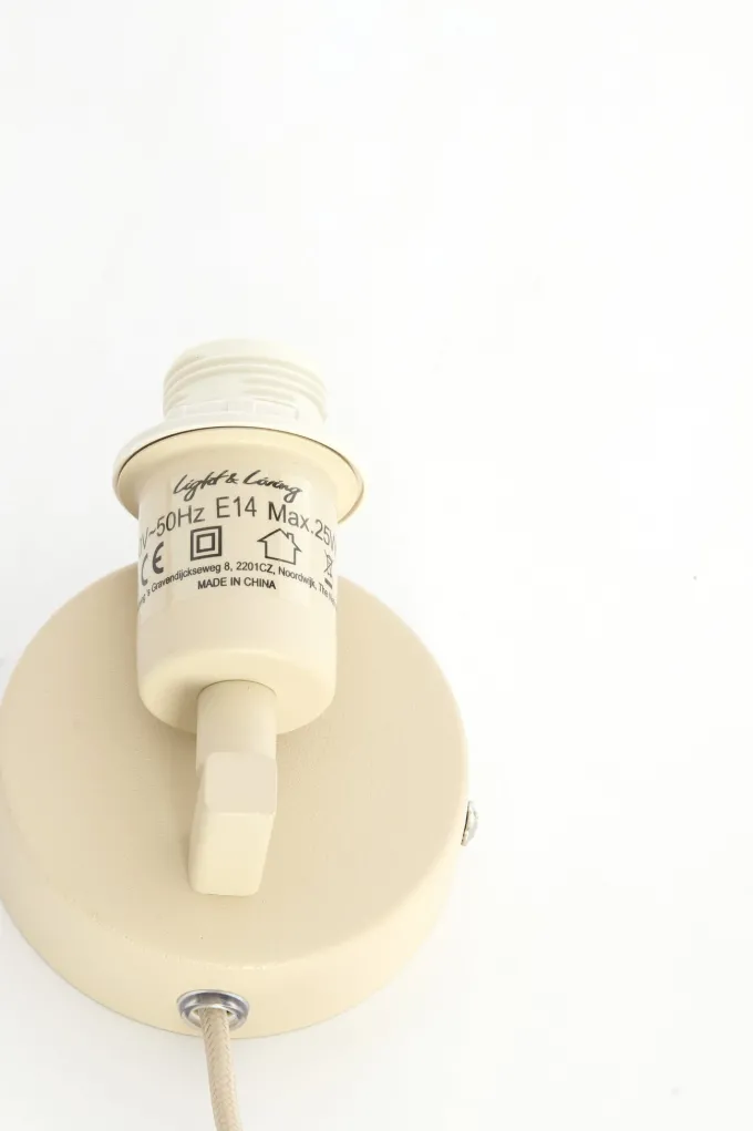 Light en Living Wandlamp 15x10x30,5 cm VERDANTIA raffia naturel