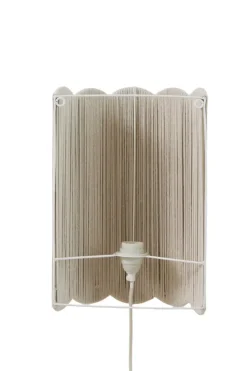 Light en Living Wandlamp 26,5x15x40 cm SIVA crème