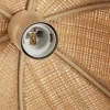 Light en Living Wandlamp 33x25x47 cm SULINA raffia naturel+groen