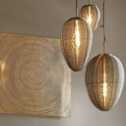 Light en Living Wandornament 60x1,5x60 cm LOLITA antiek brons