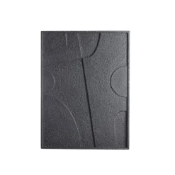 Light en Living Wandornament 80x8x60 cm COLINO hout mat zwart