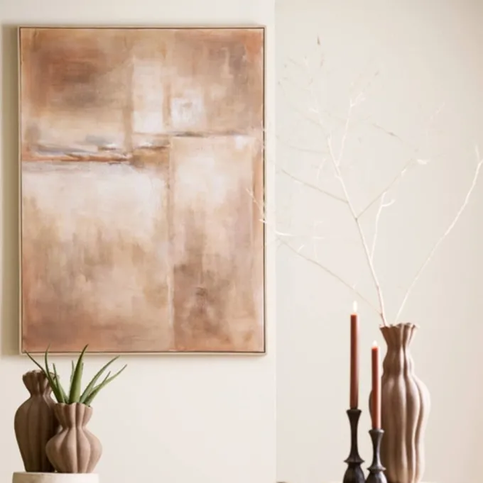 Light en Living Wandornament 90x3,5x120 cm MANARO terra+zand