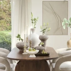 Light en Living Wandornament 90X2,5X120 Cm ELINOR Creme