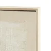 Light en Living Wandornament 90x3,5x120 cm MAREYA olijfgroen+crème