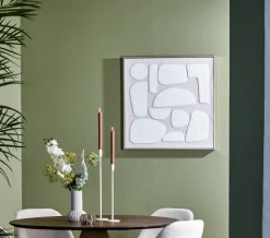 Light en Living Wandornament 80x3,5x80 cm NIEVES zand+crème