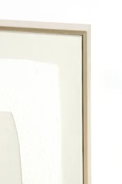 Light en Living Wandornament 80x3,5x80 cm NIEVES zand+crème