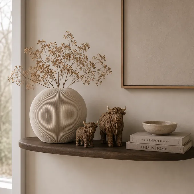 Light en Living Wandplank 70x17x3 cm GINOSU mat donker bruin