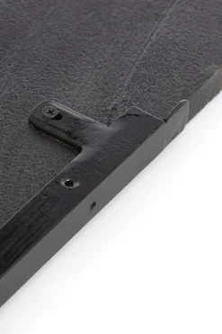 Light en Living Wandplank 110x25x3 cm GINOSA hout mat zwart
