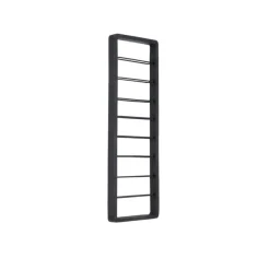 Light en Living Wijnrek 8 flessen 40x6x120 cm SORRENTO hout zwart+zwart
