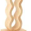 Light en Living Wijnrek 5 flessen 18x13x58 cm EDOLO hout mat naturel