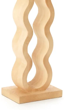 Light en Living Wijnrek 5 flessen 18x13x58 cm EDOLO hout mat naturel
