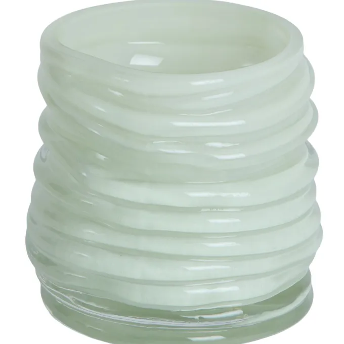 Light en Living Windlicht MILYAN Ø11,5x10,5 cm mintgroen glas | Light & Living