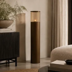 Light en Living Windlicht Ø25,5x127 cm YON mat bruin-brons