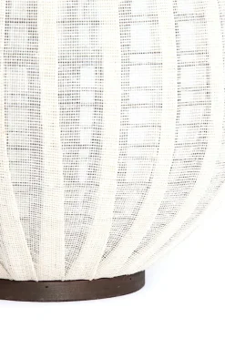 Light en Living Windlicht Ø36X55 cm DAZIO Linen Natural+donkerbruin hout