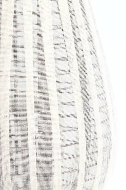Light en Living Windlicht Ø36X55 cm DAZIO Linen Natural+donkerbruin hout