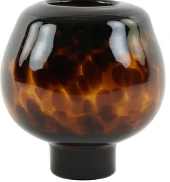 Light en Living Windlicht Ø16x17 cm ELIA glas bruin-d.bruin