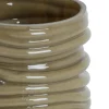 Light en Living Windlicht Ø10x9 cm MILYAN glas melk olijfgroen