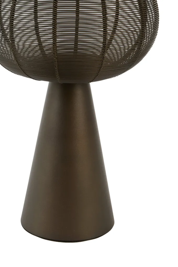Light en Living Windlicht Ø24x40 cm MARET mat bruin-brons
