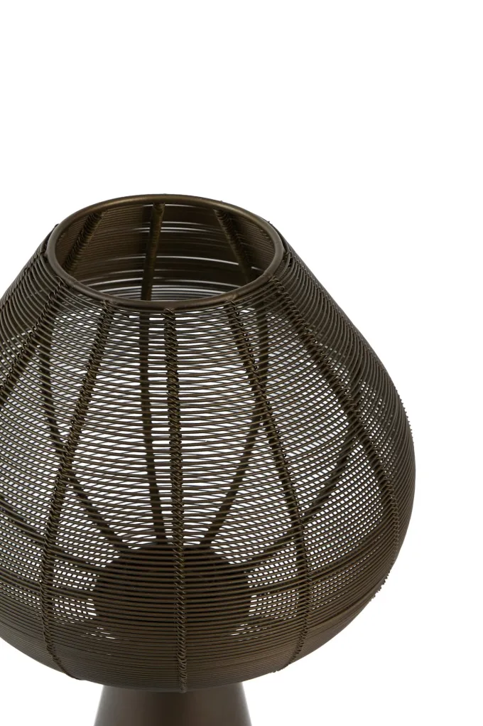 Light en Living Windlicht Ø24x40 cm MARET mat bruin-brons