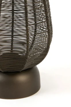 Light en Living Windlicht Ø18,5x24 cm SAMRET mat bruins-brons