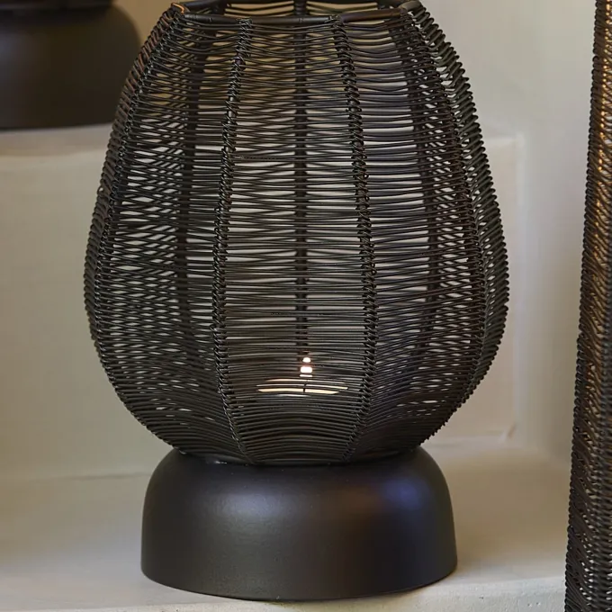 Light en Living Windlicht Ø18,5x24 cm SAMRET mat bruins-brons