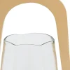 Light en Living Windlicht Ø18x26,5 cm ANOSY glas helder+hout zand