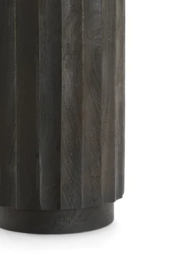 Light en Living Zuil ELLENA Ø35x60 cm | Hout Donkerbruin Mat – Light & Living