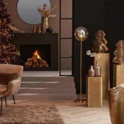 Light en Living Zuil 30,5x30,5x80 cm ALURIO antiek brons