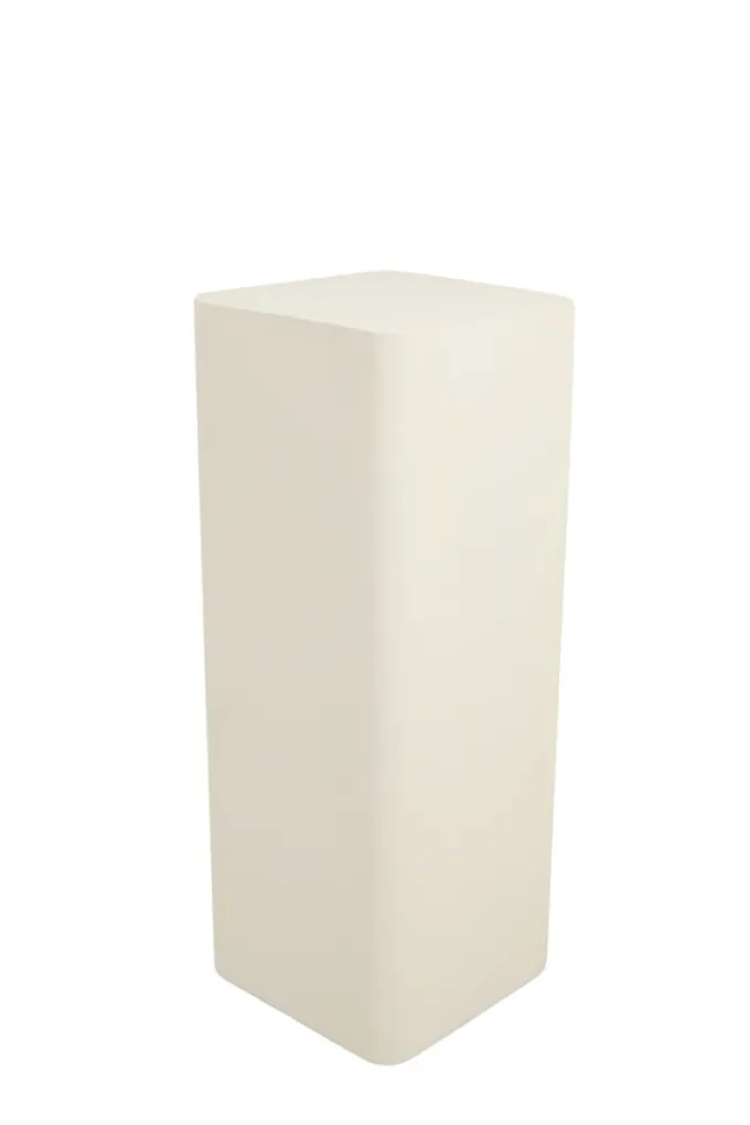 Light en Living Zuil 30,5x30,5x80 cm ALURIO creme crackle
