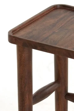 Light en Living Zuil 42x42x100 cm QIANO acacia hout bruin