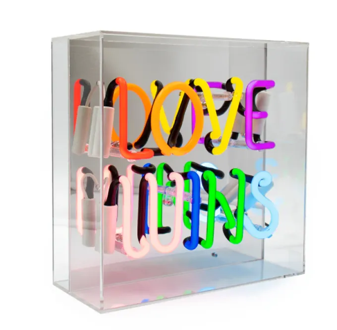 Locomocean Love Wins Neon Box