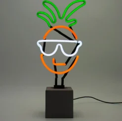 Locomocean Neon licht met voet - Pineapple