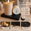 Mansion Atmosphere Oplaadstation voor 6 LED Kaarsen incl. Afstandsbediening