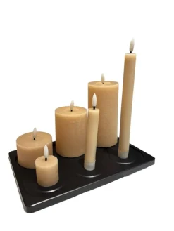 Mansion Atmosphere Oplaadstation voor 6 LED Kaarsen incl. Afstandsbediening