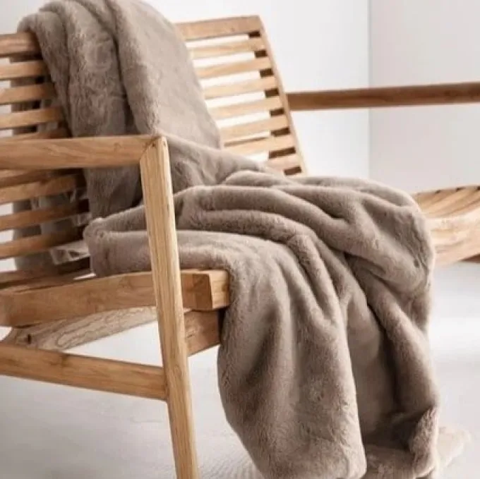MUST Living Plaid Lodge Taupe