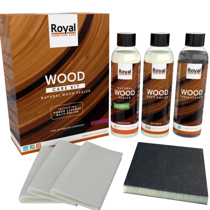 Oranje Natural Wood Sealer - Wood Care Kit